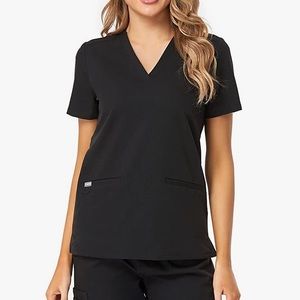 Black Scrub Top